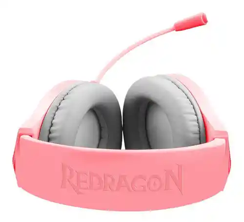 Auriculares Gamer Redragon H260 Hylas Rgb 3.5mm Pink
