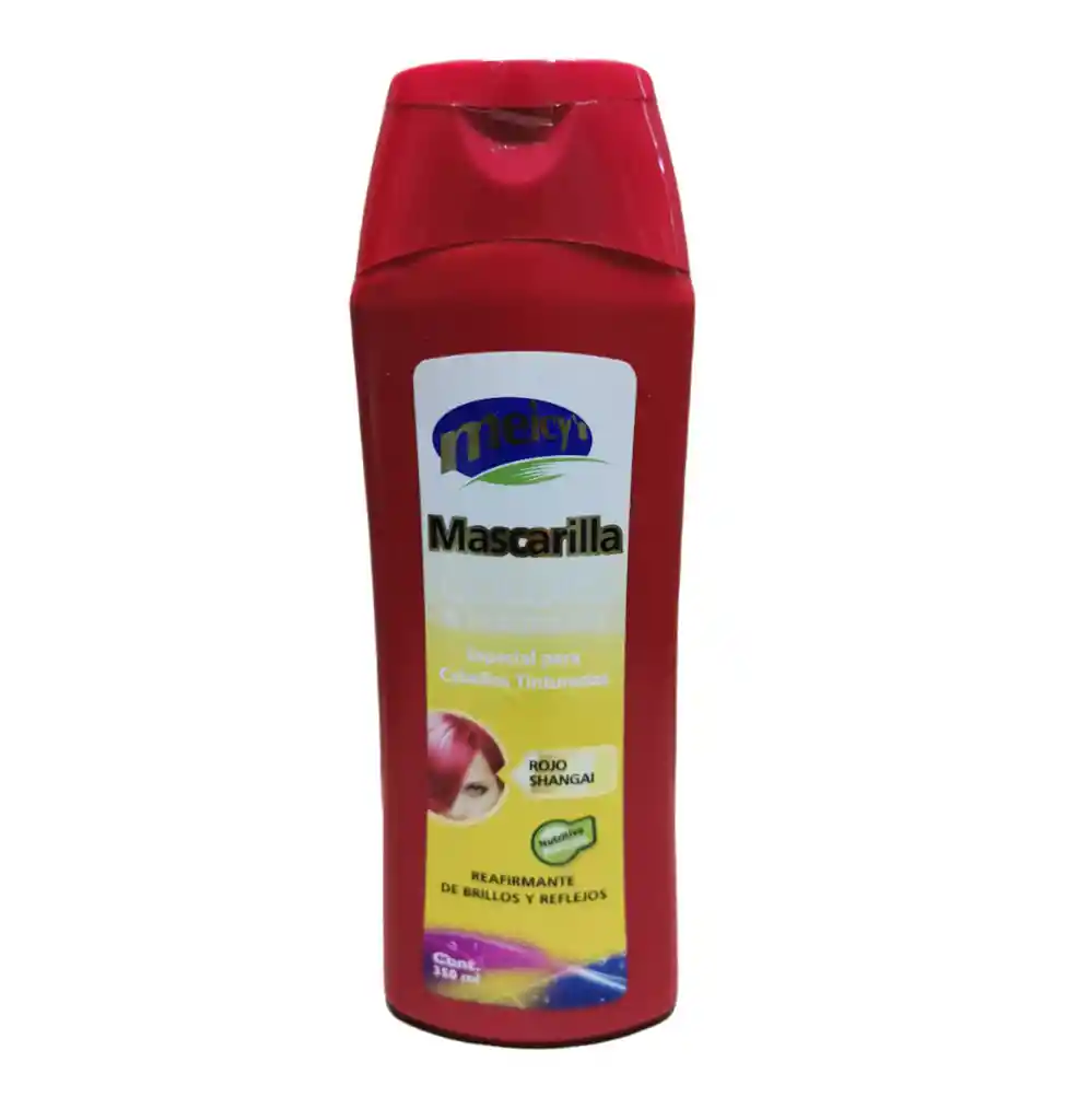 Mascarilla Color Rojo Shangai 350ml Meicy