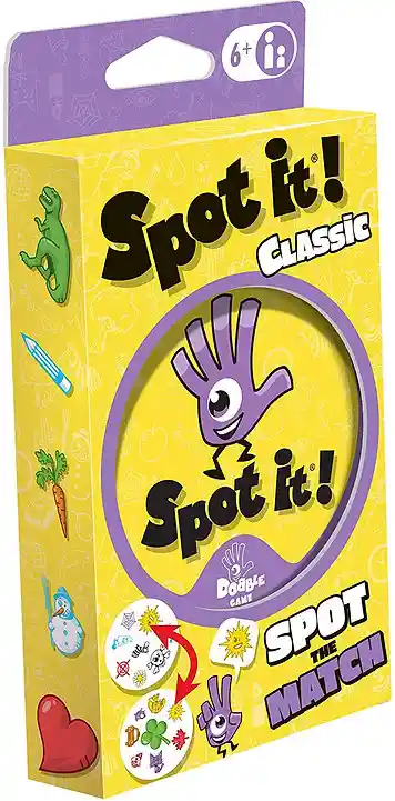 Dobble Spot It Juego De Mesa 5 En 1 Agilidad Mental Familiar