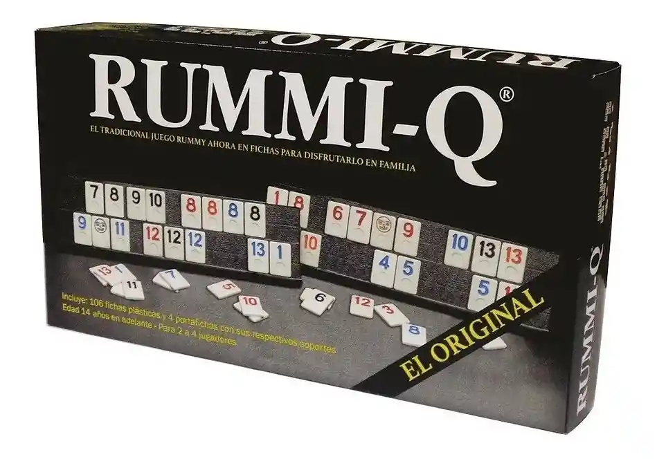 Rummi Q Juego De Mesa Caja Original Rummy Q Adultos