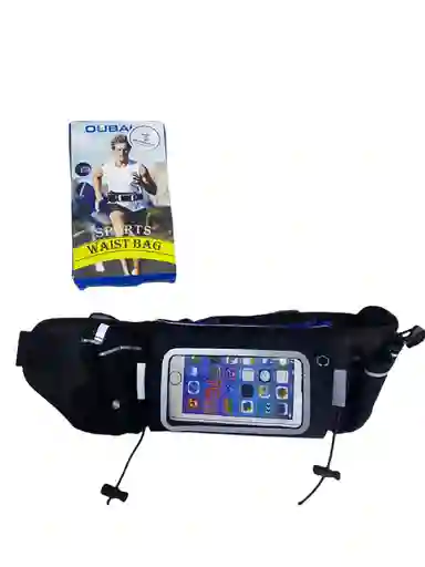 Canguro Slim Para Celular Impermeable Deportivo Con Soporte Para Tarro
