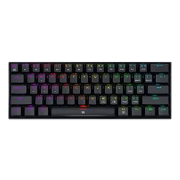 Teclado Gamer Redragon Dragonborn K630 Qwerty Switchs Red Inglés Us Color Negro Con Luz Rgb