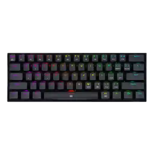 Teclado Gamer Redragon Dragonborn K630 Qwerty Switchs Red Inglés Us Color Negro Con Luz Rgb