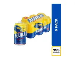 Aguila Cerveza Lata X6 Sixpack