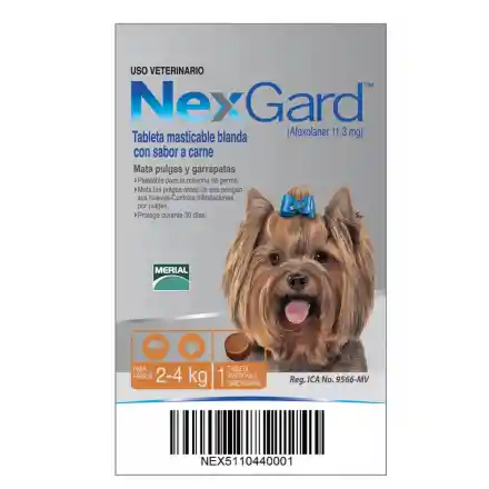 Nexgard 2 - 4 Kg