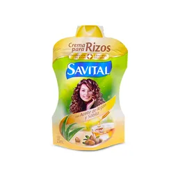 Crema P/rizos Savital Argan/sabila X 22 Ml