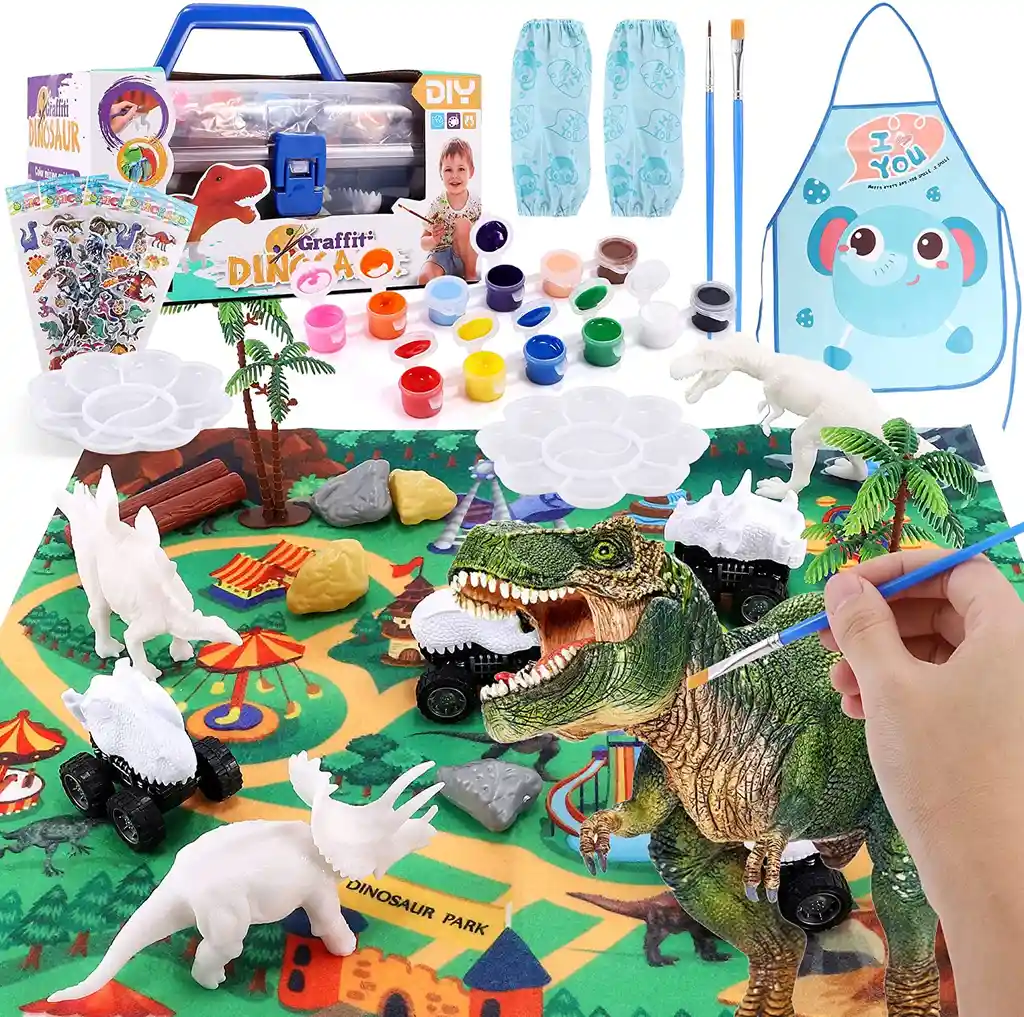 Kit De Pintura De Dinosaurio, Manualidades, Niños