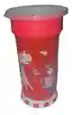 Vaso Bebe Infantil 360 Grados Alta Calidad Niño Rojo Anti Derrame Ref. Infantec Bip1348