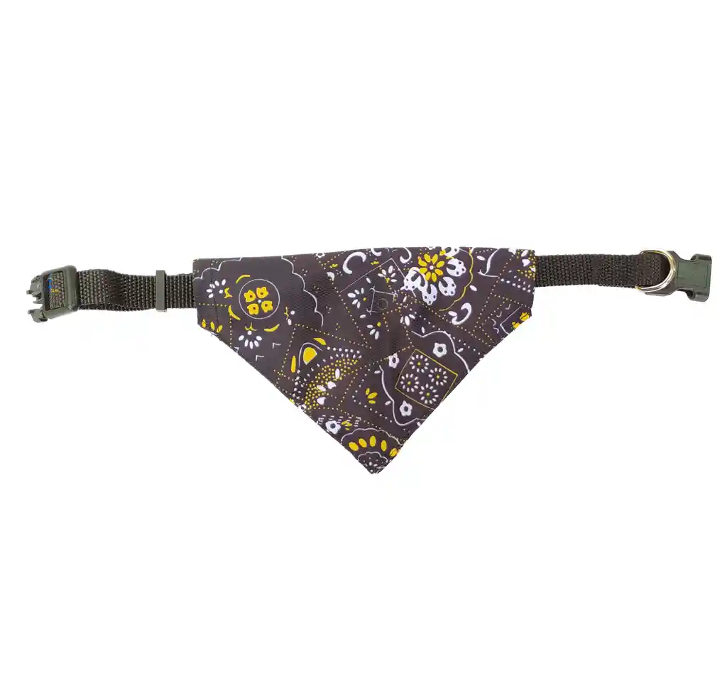 Collar Pañoleta Grande Mascota - Cuello Correa Y Bandana