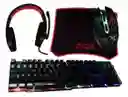 Combo Gamer As1088 Diadema, Mouse, Teclado Y Mouse Pad Mouse