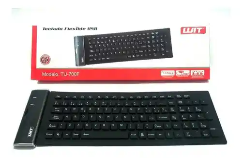 Wit Teclado Flexible Tu-700Fcolor Negro