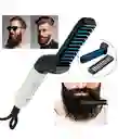 Plancha Barba Cepillo Alisador Cabello Hombre 4 En 1 Peine