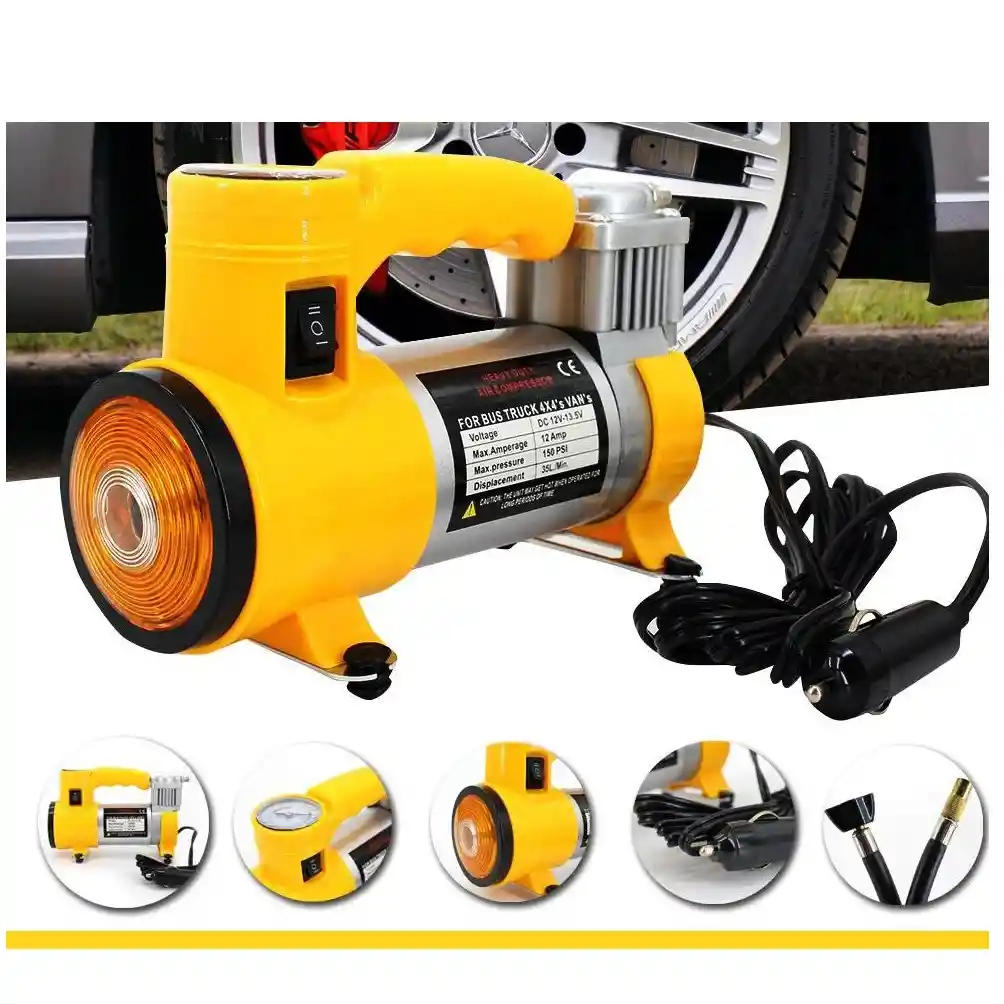 Compresor De Aire Electrónica Bomba De Inflador 12v 300 Psi