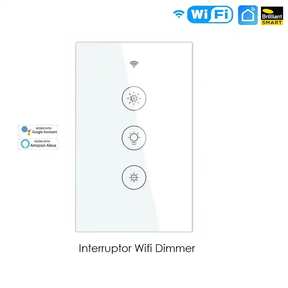 Interruptor Dimmer Wifi Control Voz Android-ios