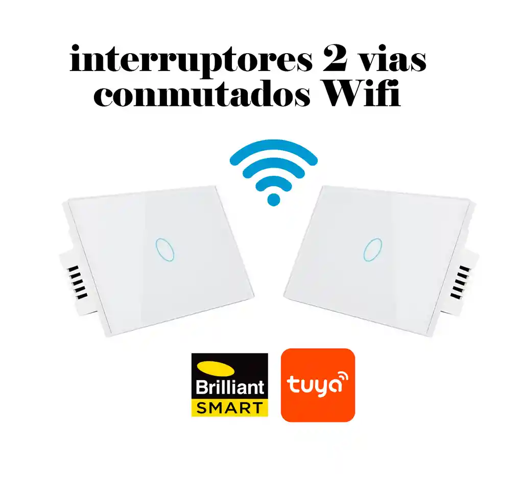 Interruptores Conmutados Wifi 2sw