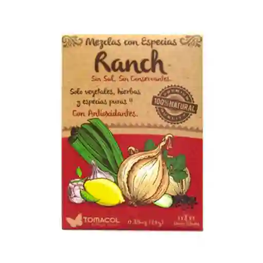 Ranch Sazonador 30Gr (Tomacol) Salsa