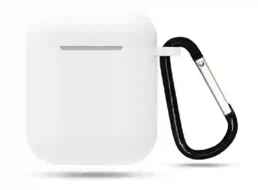 Case Funda Protectora Silicona Para Audífonos Inalámbricos Con Llavero