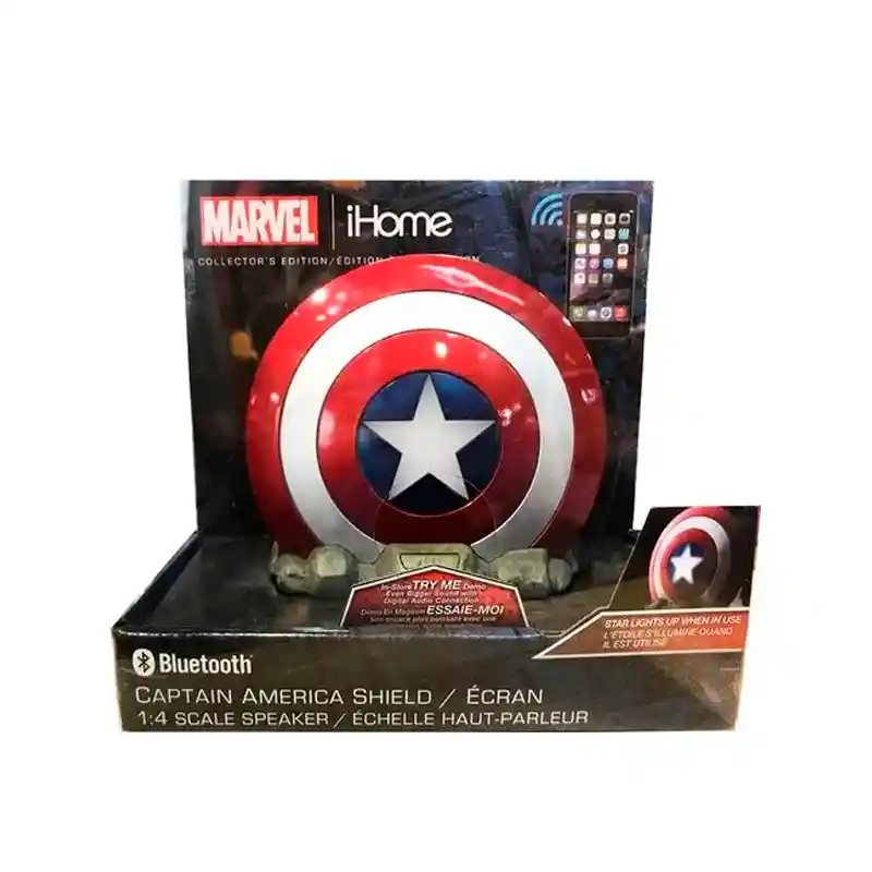 Parlante Con Bluetooth Estilo Capitan America