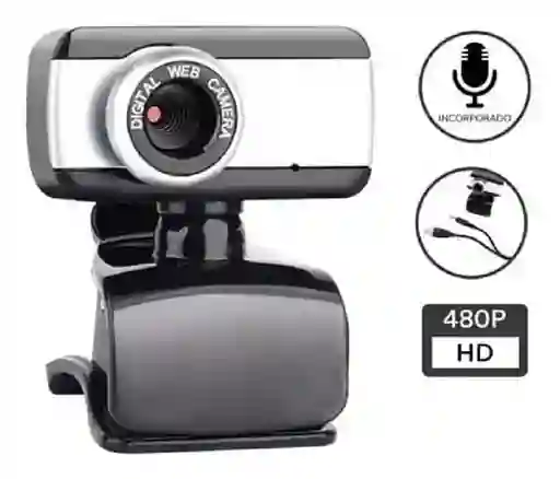 Cámara Web Full Hd 480p Con Micrófono