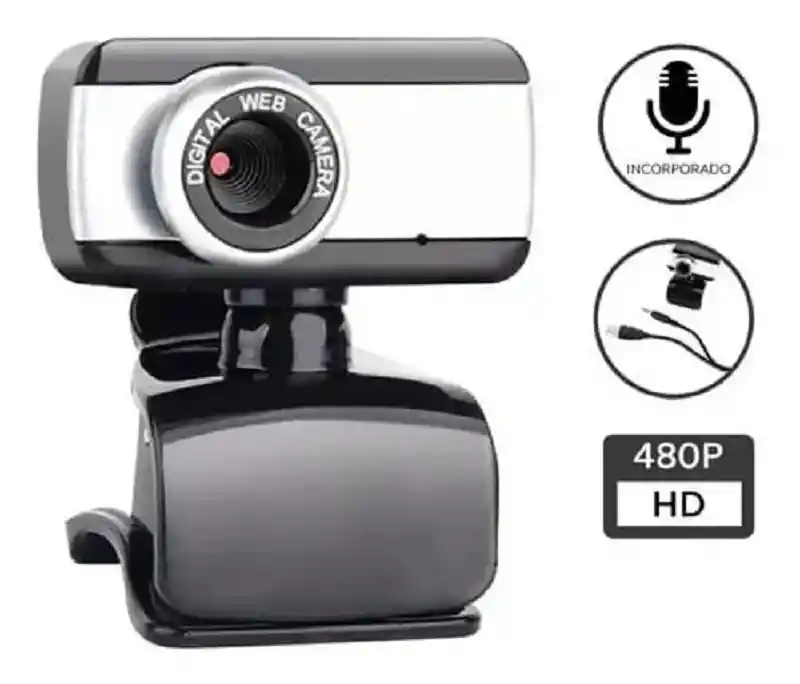 Cámara Web Full Hd 480p Con Micrófono