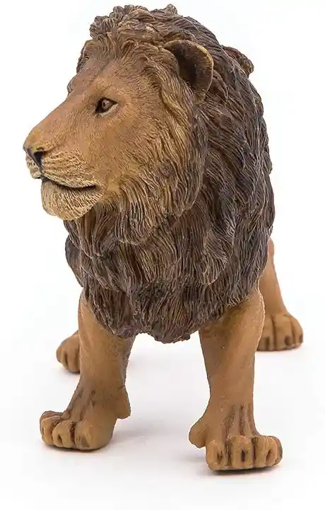 León Figura Animales Pintado A Mano Niños Adultos