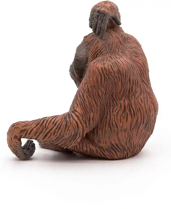 Figura Animales Orangután Pintado A Mano Niños Adultos