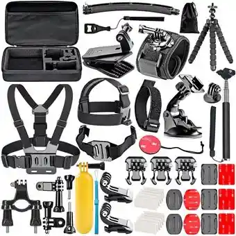 Gopro Kit 50 Accesorios Para Camarahero 6 5 4 3 2 O Sessio