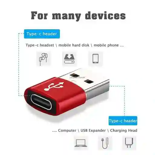 Convertidor Adaptador Conector Usb 3.0 A Tipo C