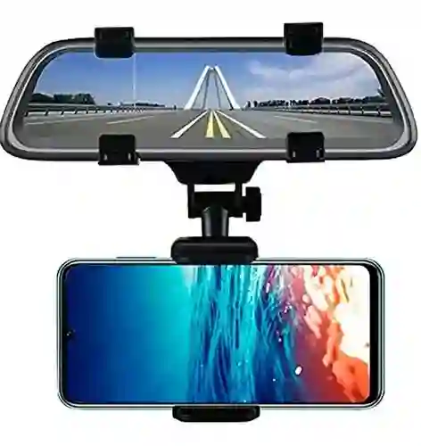 Soporte Holder Para Celular En Espejo Retrovisor De Carro