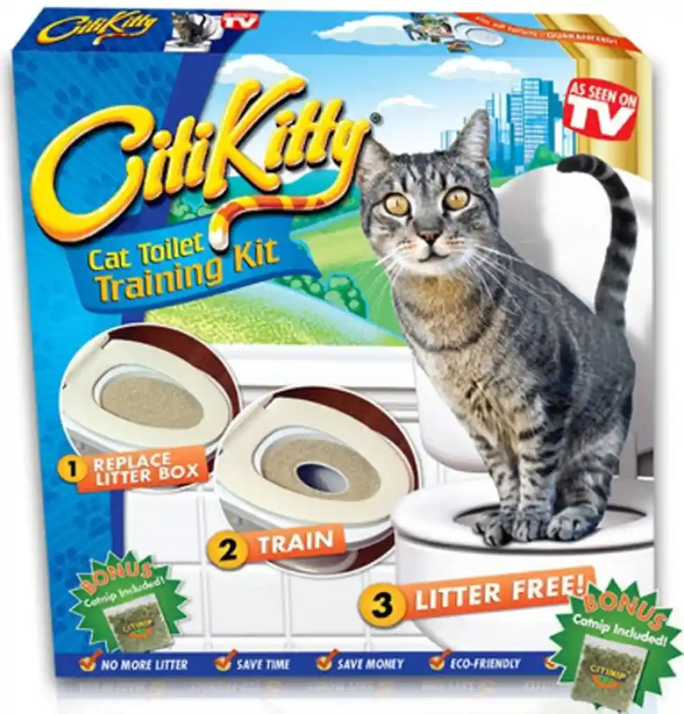 City Kitty Baño Para Gatos Entrenamiento A Baño Tv