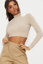 Crop Top Mady Beige Talla S/mnica