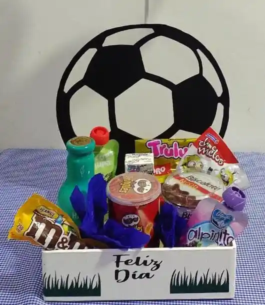 Ancheta Caja Futbol Feliz Dia