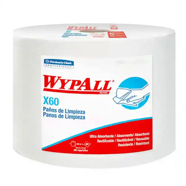 Wypall Paño De Papel Absorbente En Rollo X 60 X 890h