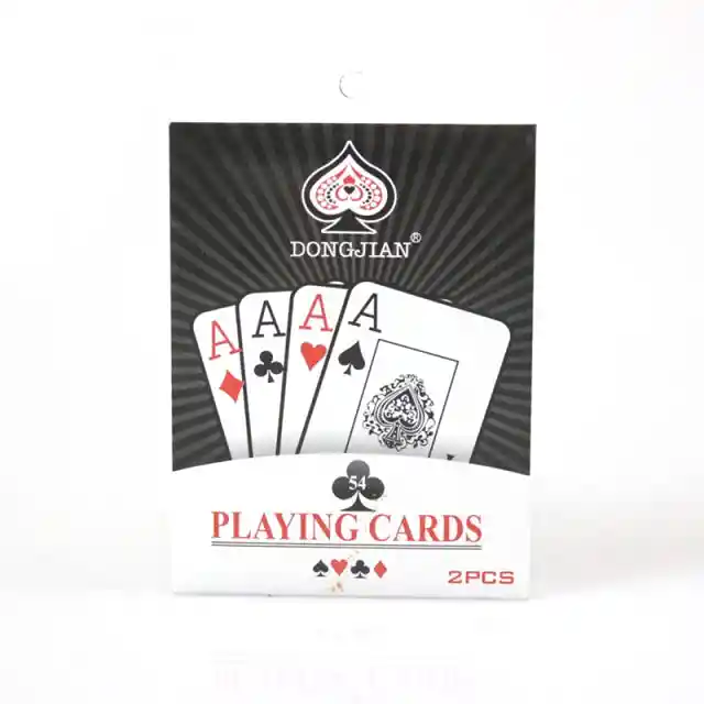 2 Baraja Cartas Poker Naipe Juego Mesa Playing Card Dongjian