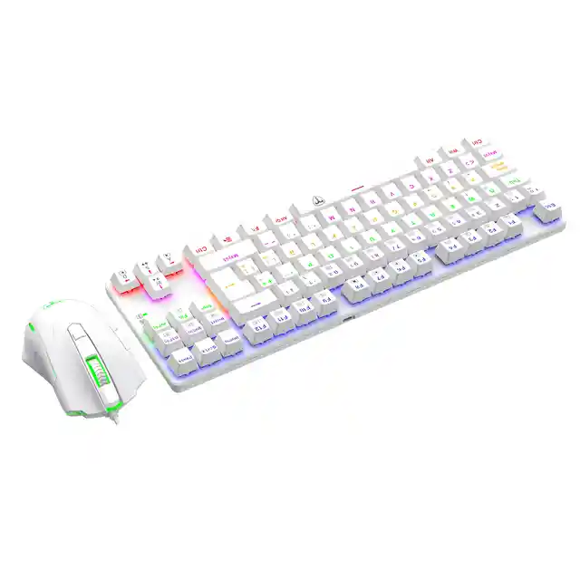 Kit Gamer T-dagger T-tgs005 Advance Force Teclado Mouse Usb White