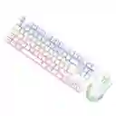 Kit Gamer T-dagger T-tgs005 Advance Force Teclado Mouse Usb White