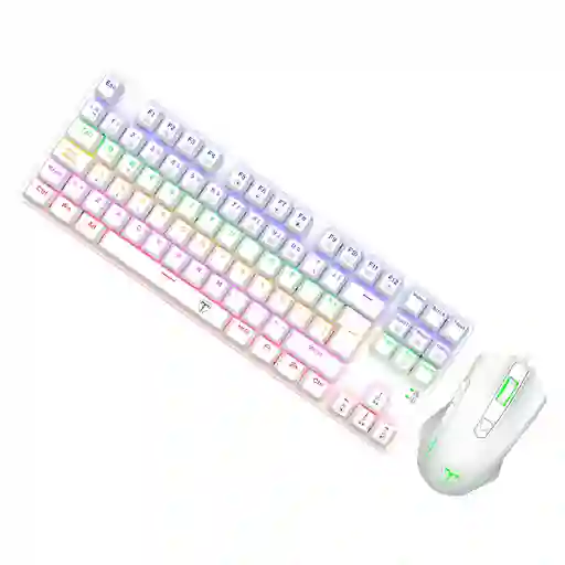 Kit Gamer T-dagger T-tgs005 Advance Force Teclado Mouse Usb White