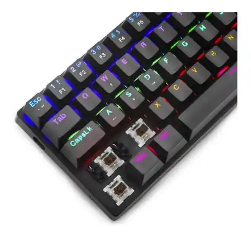 Teclado Gamer Mecánico T-dagger T-tgk321 Arena Rainbow Brown