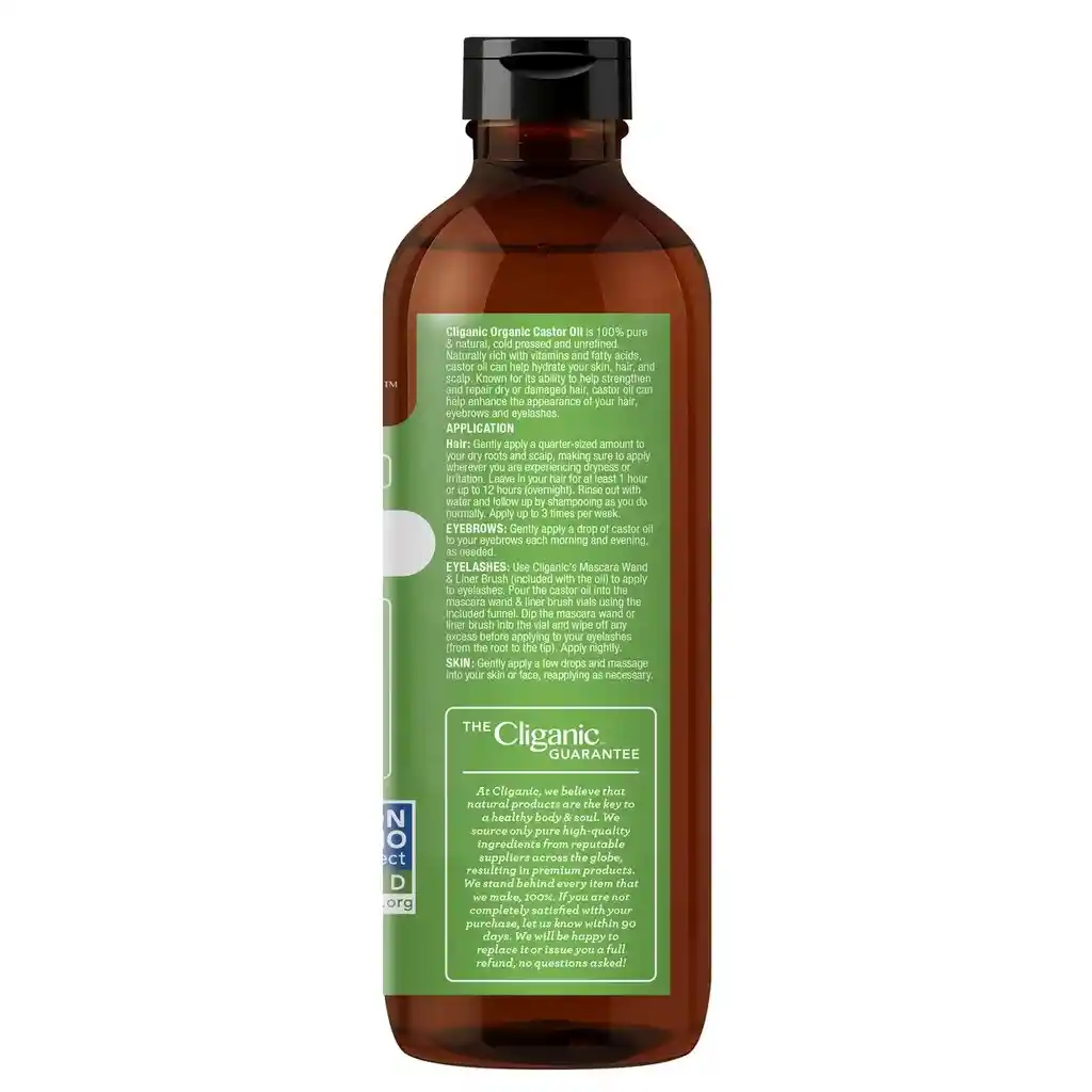 Aceite Ricino Orgánico Esencial Cliganic