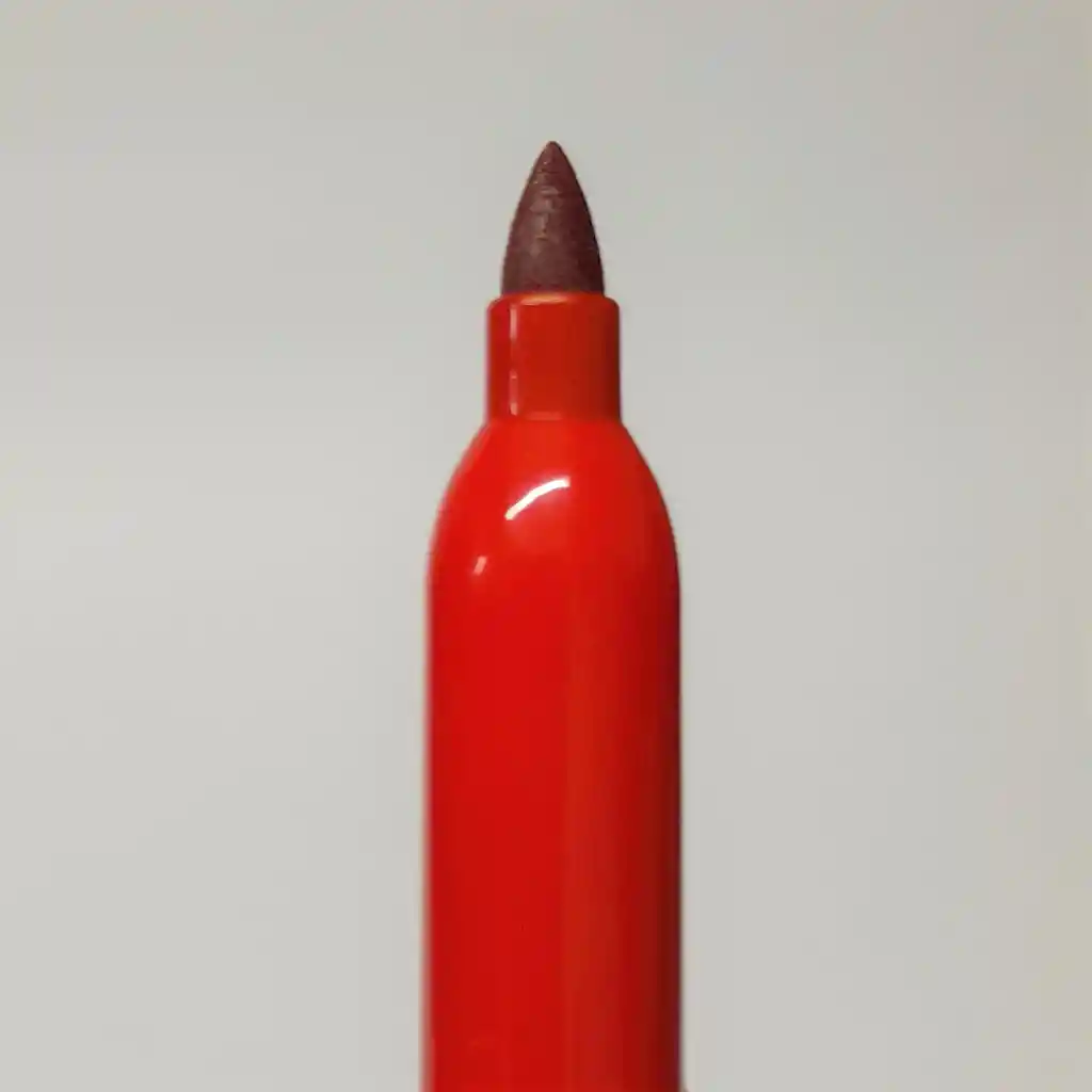 Sharpie Doble Punta Rojo