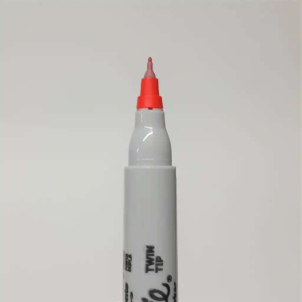 Sharpie Doble Punta Rojo