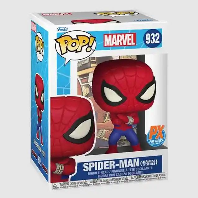 Funko Pop Spiderman Japanese Tv Series Marvel 932 Px