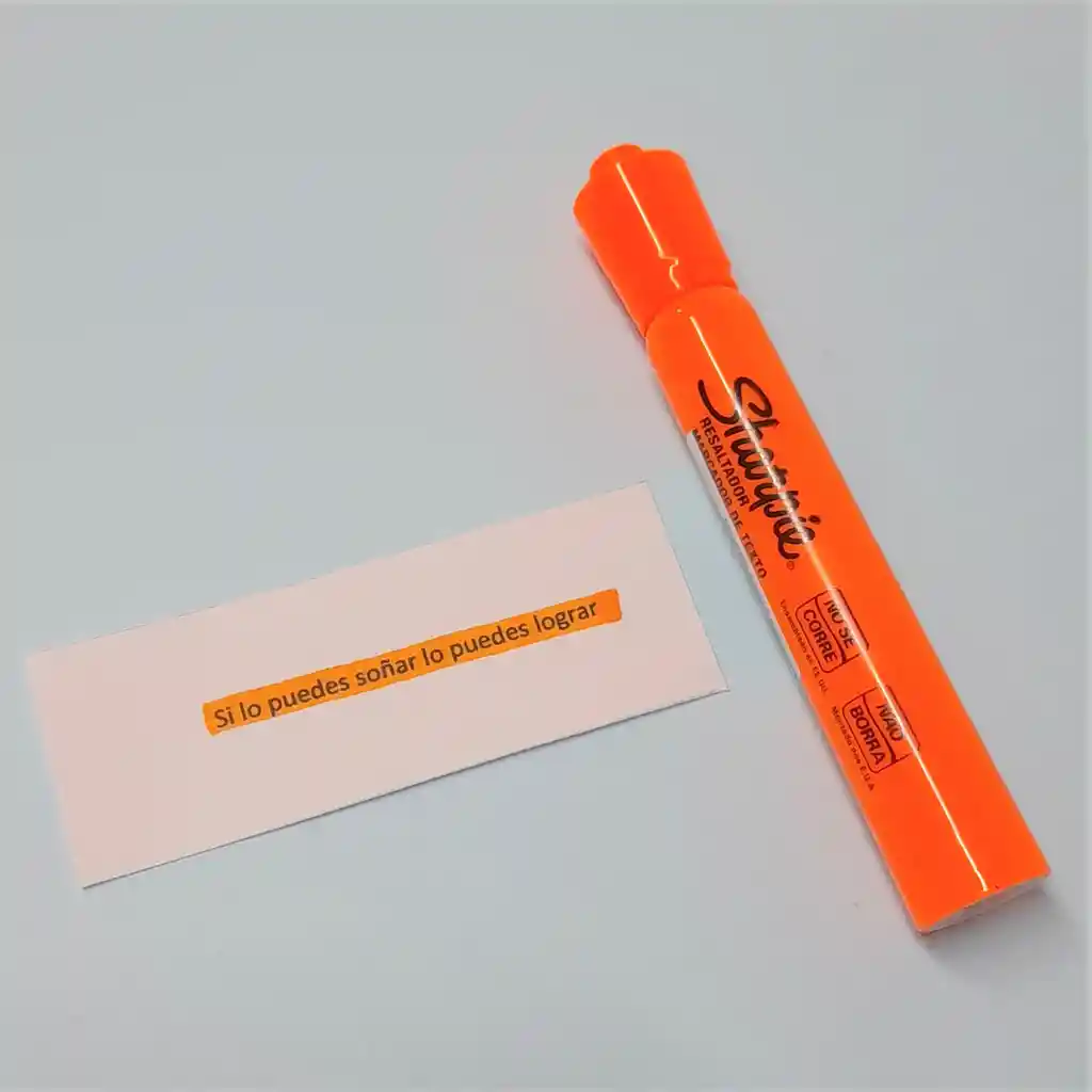 Sharpie Resaltador Naranjado