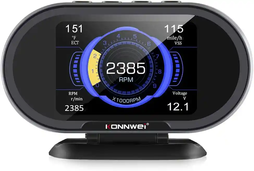 Konnwei Kw206 Medidor Digital Escaner Vehicular Obd2