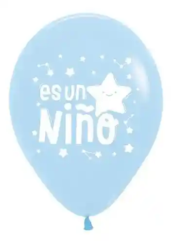 Globos Baby Shower Niño X 5 Und