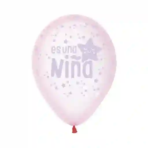 Globos Baby Shower Niña X 5 Und