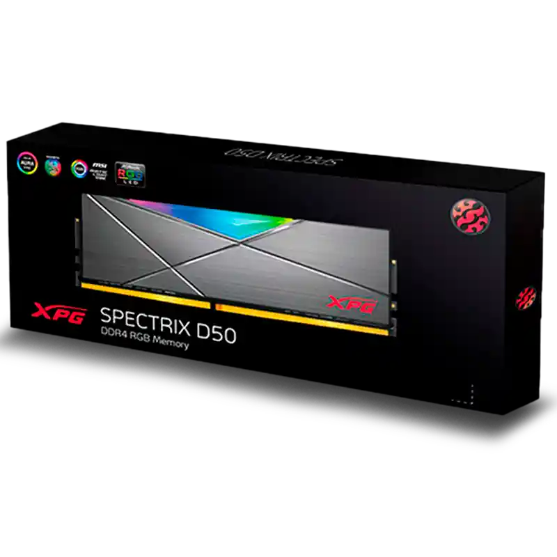 memoria ram pc XPG spectrix d50 ddr4 8gb 3200mhz rgb