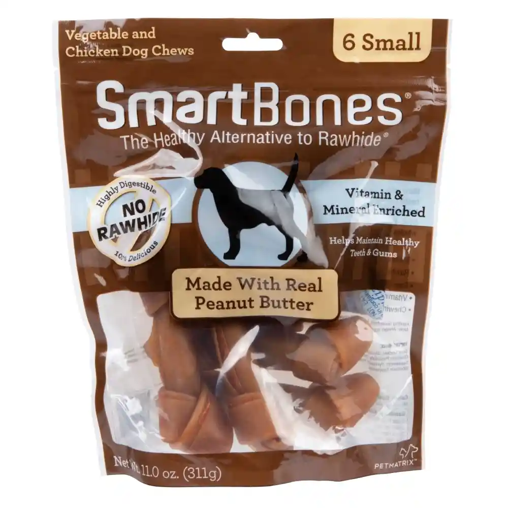   SmartBones  Peanut Butter X 6P 
