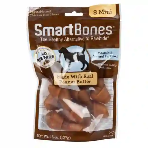   SmartBones  Peanut Butter Mini X 8P 