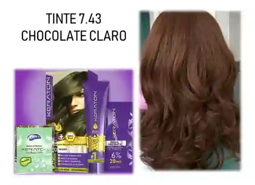 Tinte Keraton 7.43 Chocolate Claro